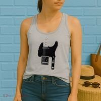 Telecaster Guitar Women's Tank Top thumb 2