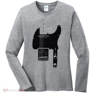 Telecaster Guitar Women's Long Sleeve Shirt
