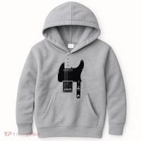 Telecaster Guitar Kids Hoodie thumb 0