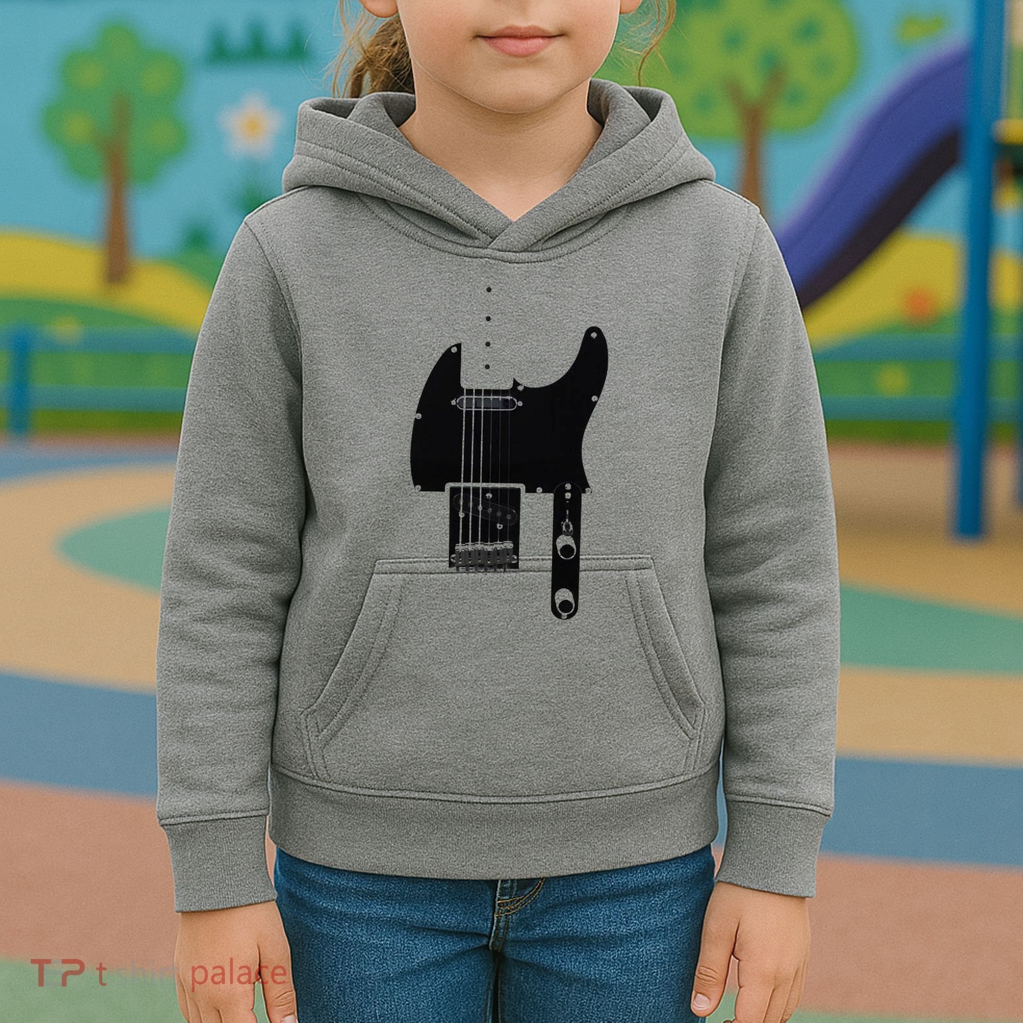 Telecaster Guitar Kids Hoodie