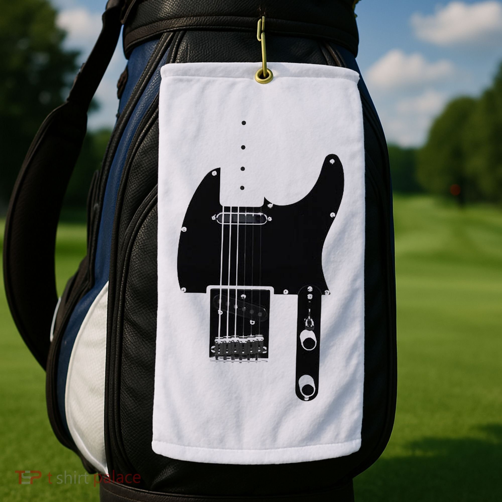 Telecaster Guitar Golf Towel