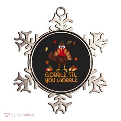 Thanksgiving Gobble Til You Wobble Turkey Ornament