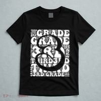 Typography Groovy Third Grade Teacher Back To School T-Shirt thumb 5