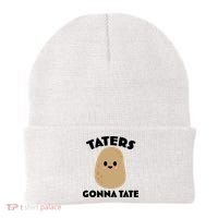 Taters Gonna Tate Funny Beanie thumb 0