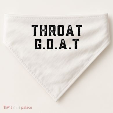 Throat G.O.A.T USA-Made Doggie Bandana