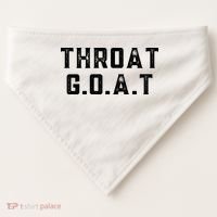 Throat G.O.A.T USA-Made Doggie Bandana thumb 0