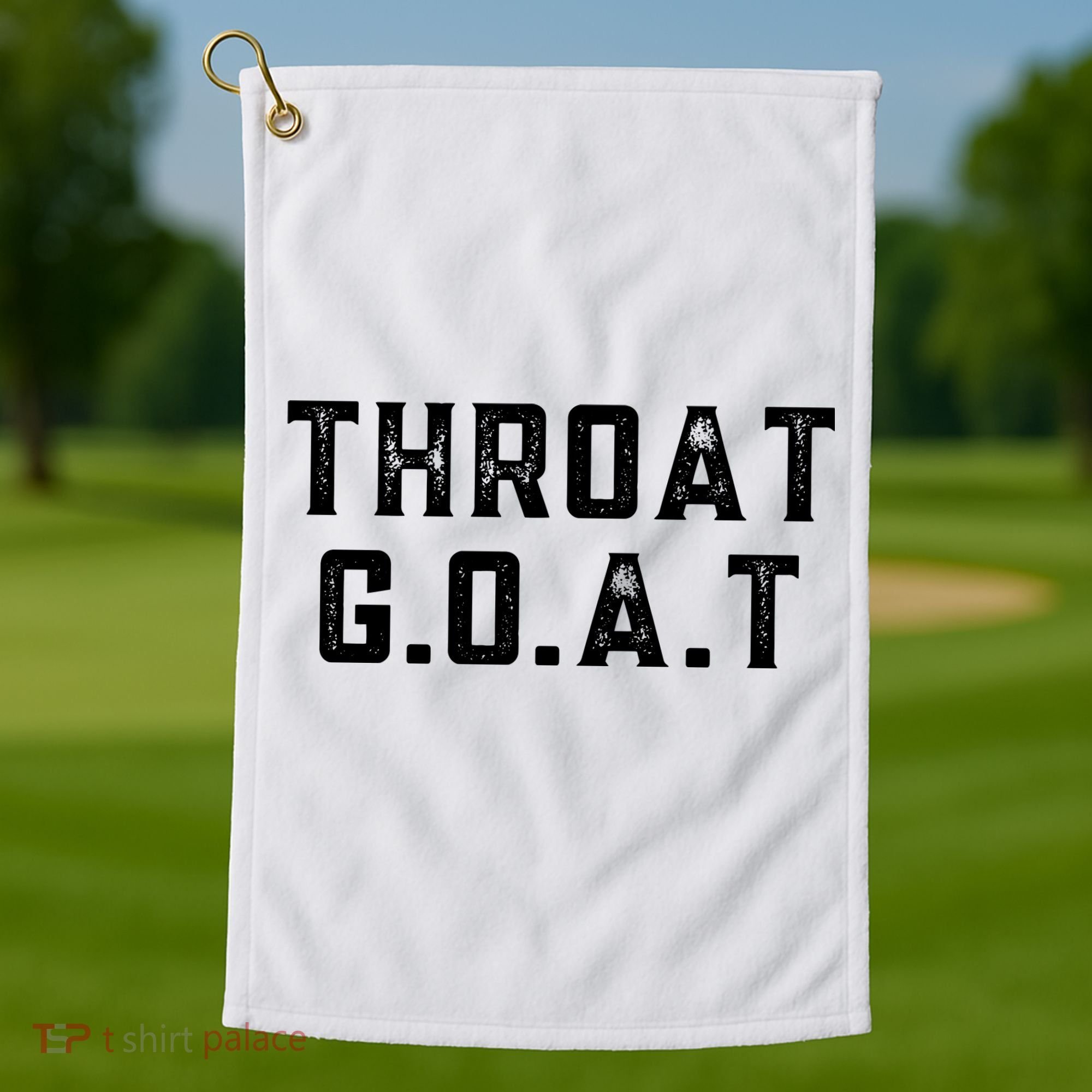 Throat G.O.A.T Golf Towel