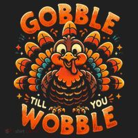 Thanksgiving  Gobble Till You Wobble  Women's Sweatshirt thumb 2