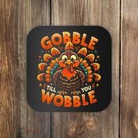 Thanksgiving  Gobble Till You Wobble  Coaster thumb 0