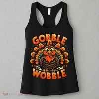 Thanksgiving  Gobble Till You Wobble  Women's Tank Top thumb 3
