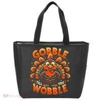 Thanksgiving  Gobble Till You Wobble  Tote Bag thumb 0