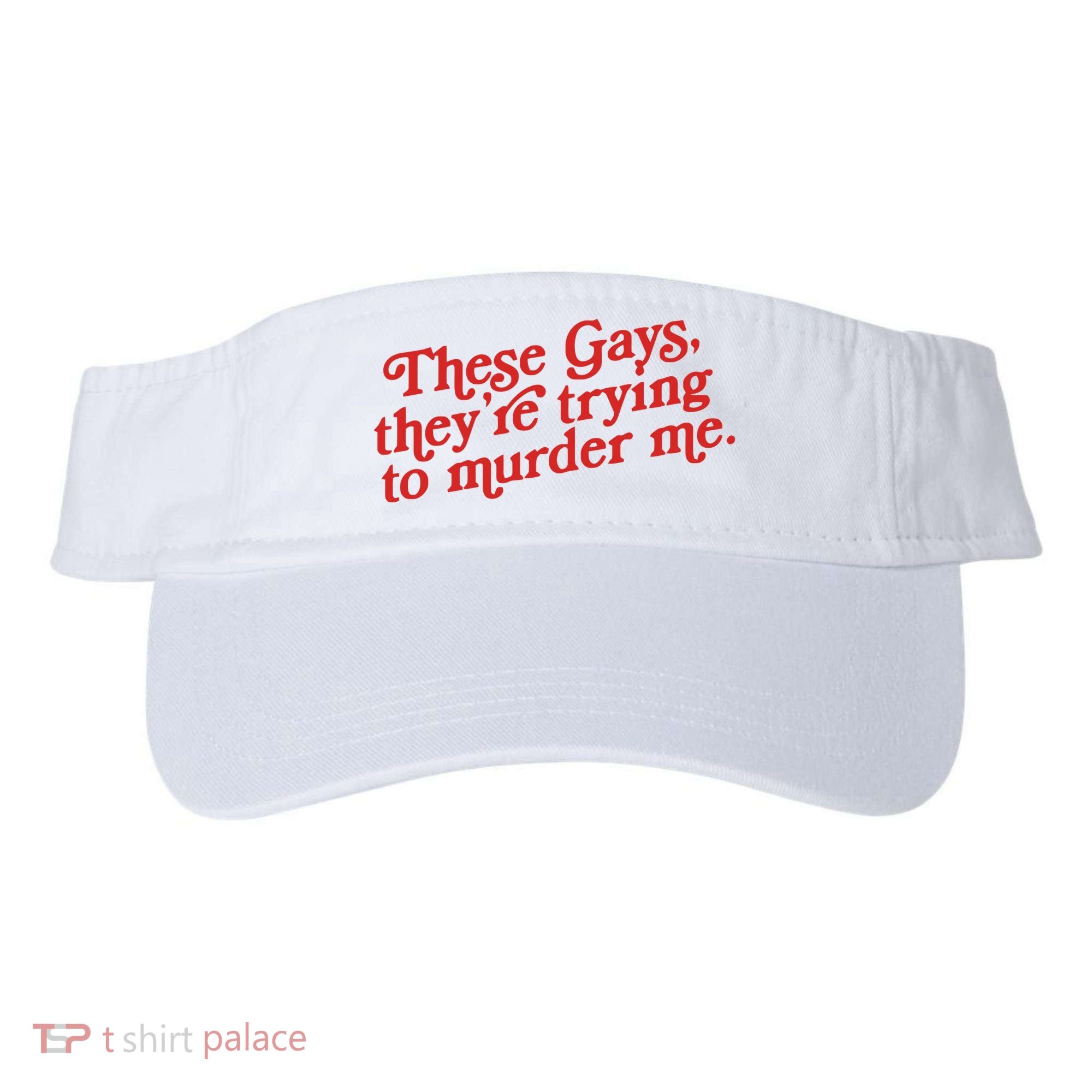 These Gays Trying To Murder Me Visor