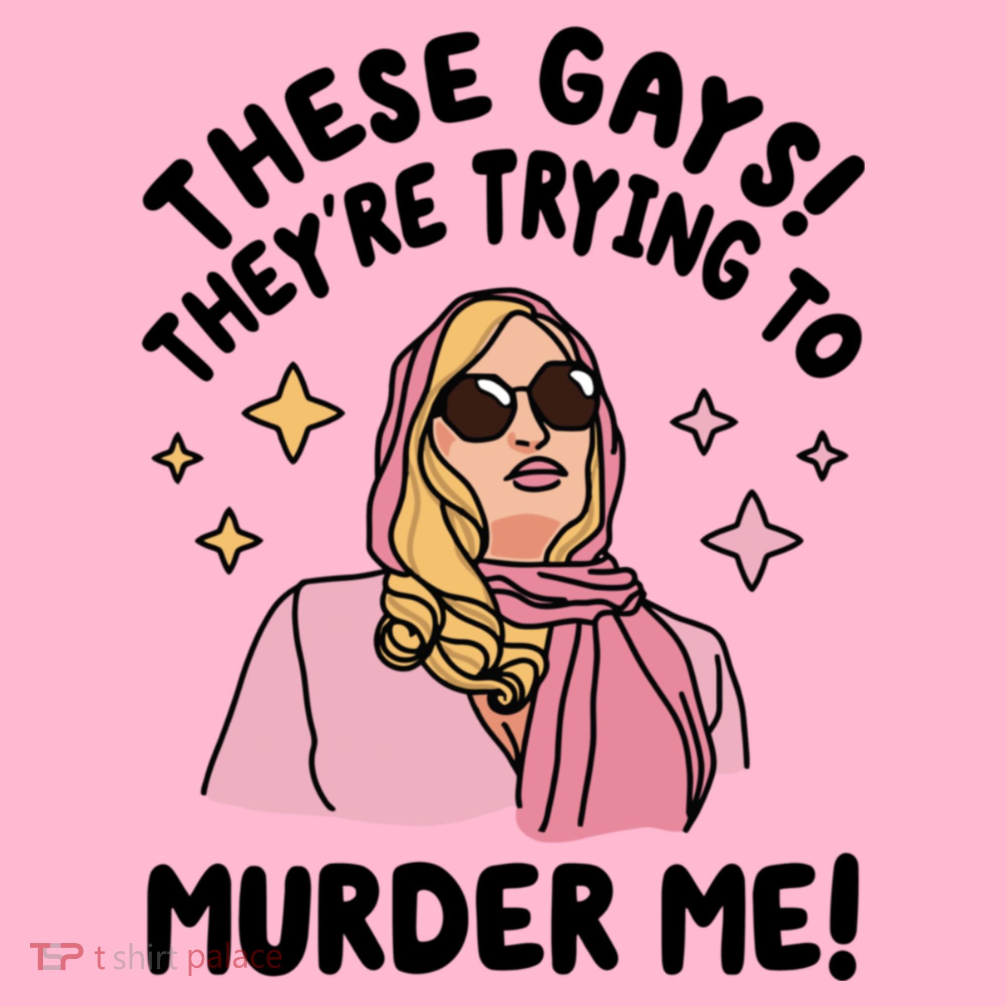 These Gays! Theyre Trying To Murder Me! Funny Quote Mousepad