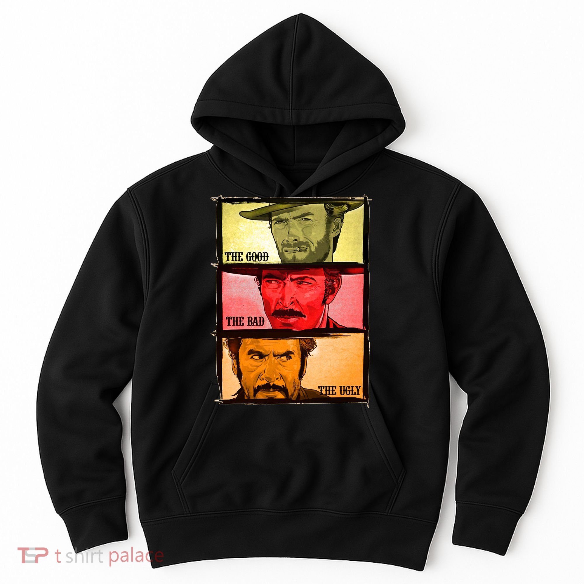 The Good, The Bad, & The Ugly Blondie, Tuco And Angle Eyes Hoodie