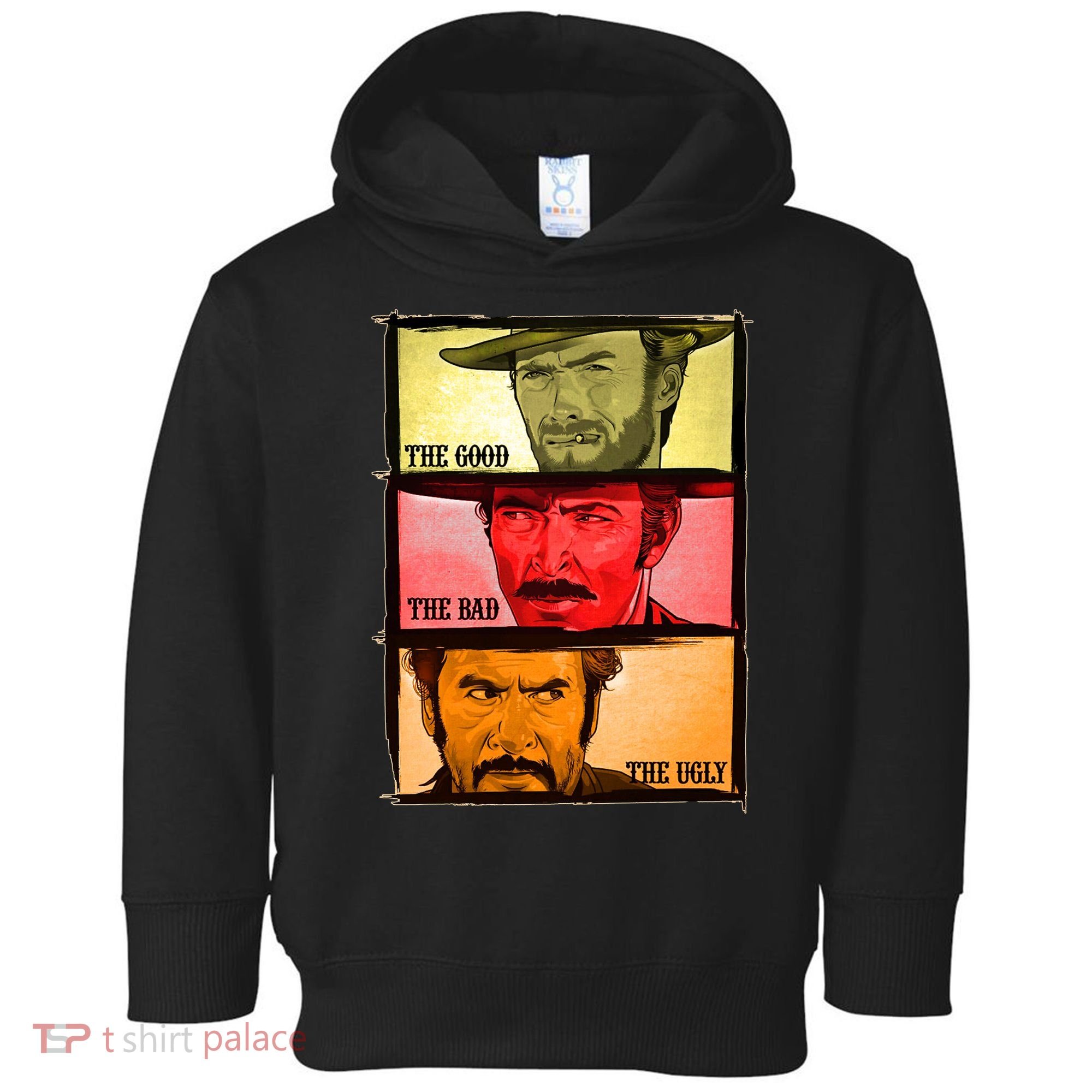 The Good, The Bad, & The Ugly Blondie, Tuco And Angle Eyes Toddler Hoodie