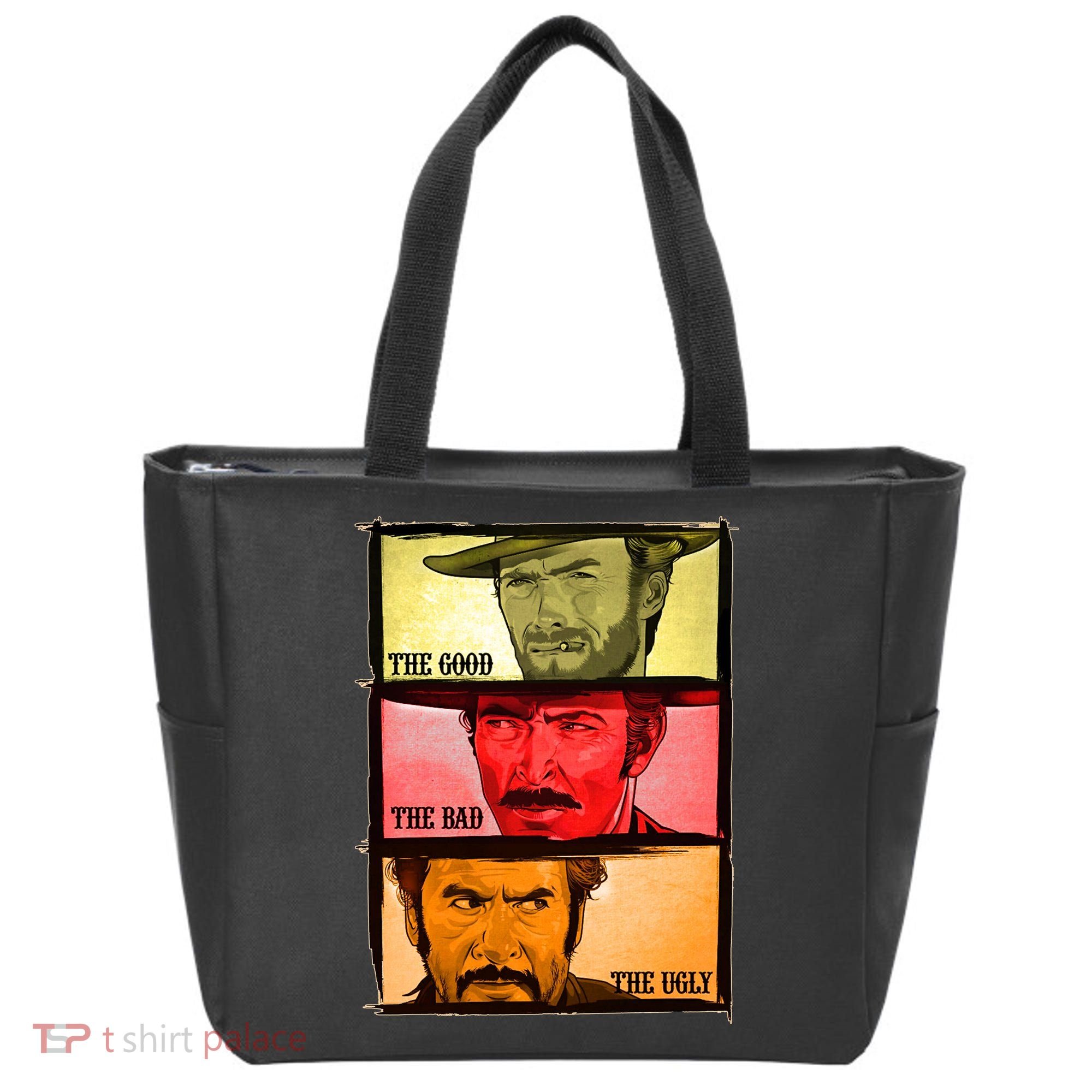 The Good, The Bad, & The Ugly Blondie, Tuco And Angle Eyes Tote Bag