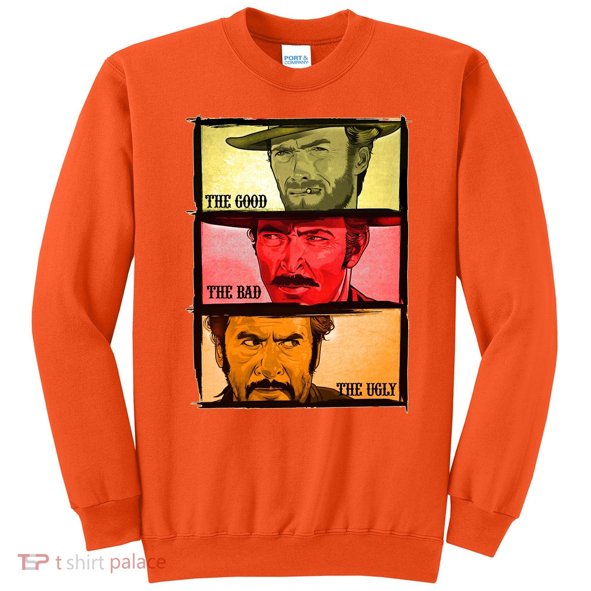 The Good, The Bad, & The Ugly Blondie, Tuco And Angle Eyes Sweatshirt