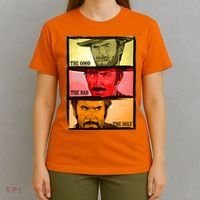 The Good, The Bad, & The Ugly Blondie, Tuco And Angle Eyes T-Shirt thumb 4