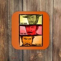 The Good, The Bad, & The Ugly Blondie, Tuco And Angle Eyes Coaster thumb 0