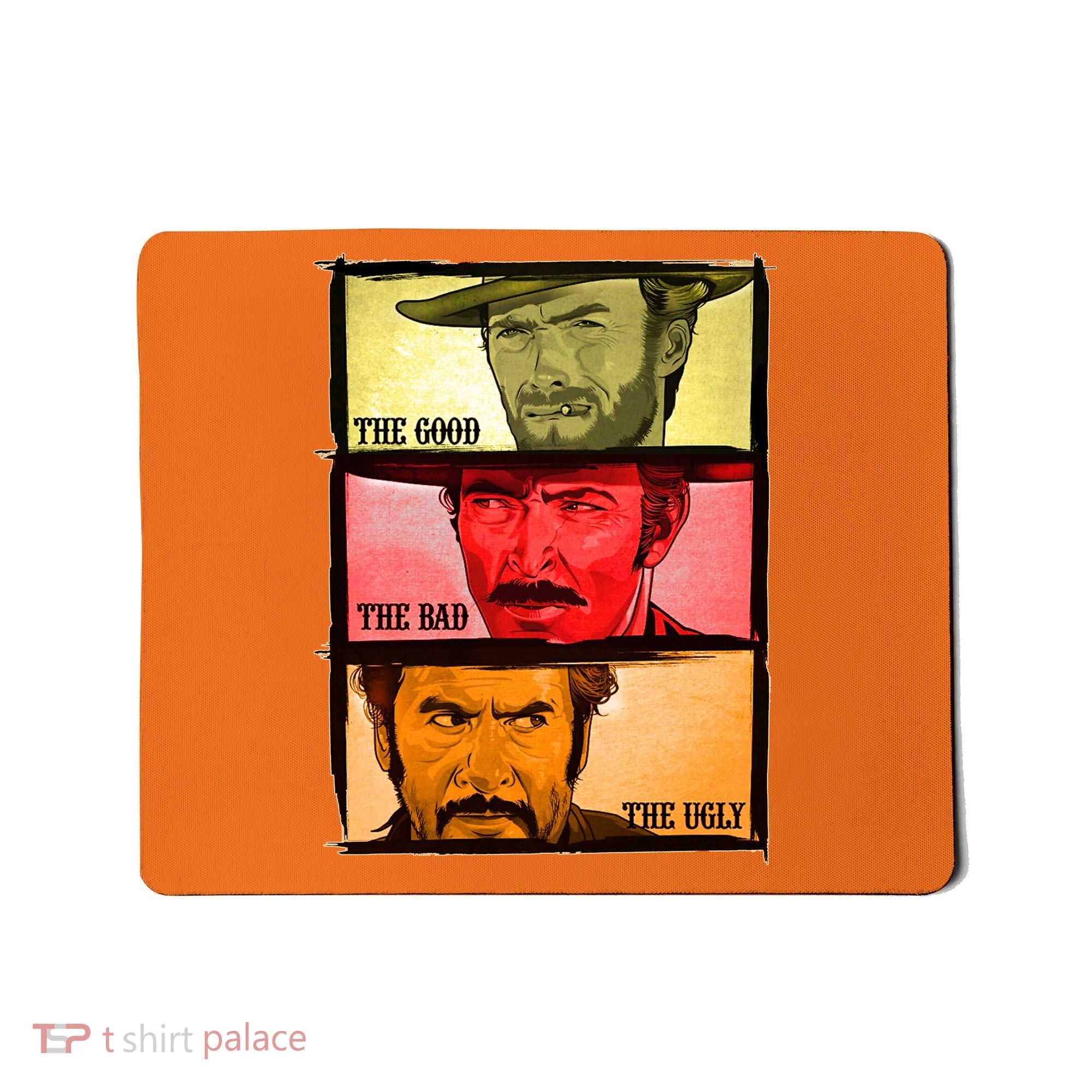 The Good, The Bad, & The Ugly Blondie, Tuco And Angle Eyes Mousepad