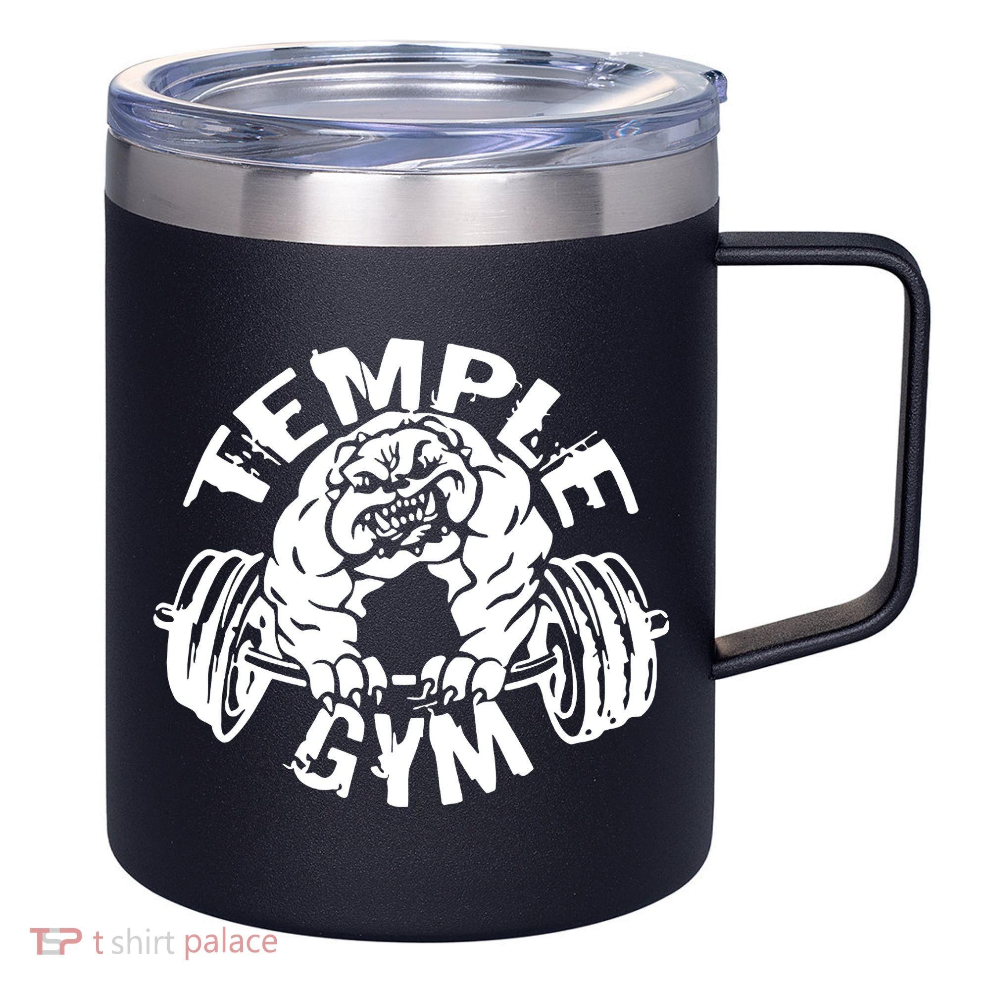 Temple Gym 12oz Stainless Steel Coffee Mug