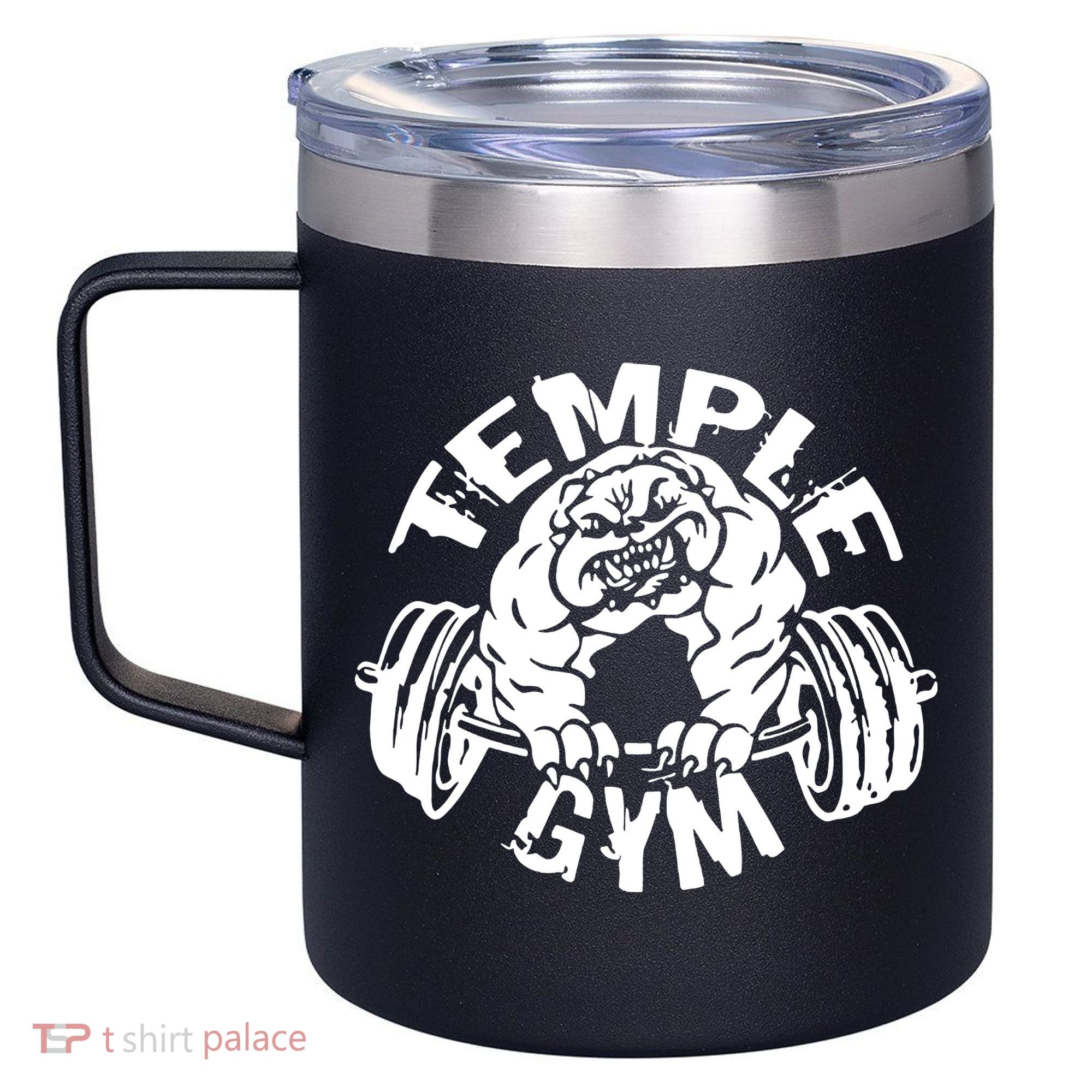 Temple Gym 12oz Stainless Steel Coffee Mug