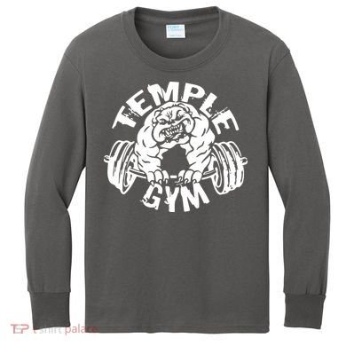 Temple Gym Kids Long Sleeve Shirt