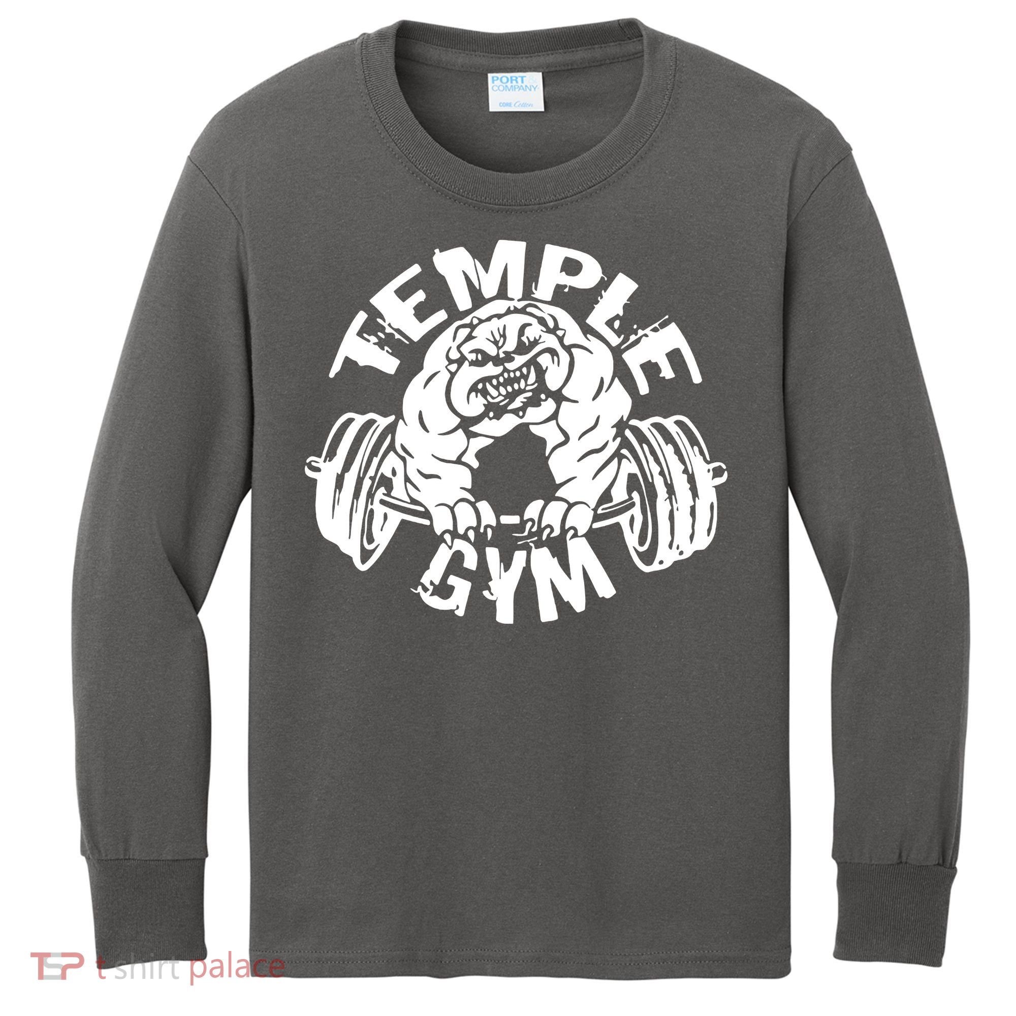 Temple Gym Kids Long Sleeve Shirt