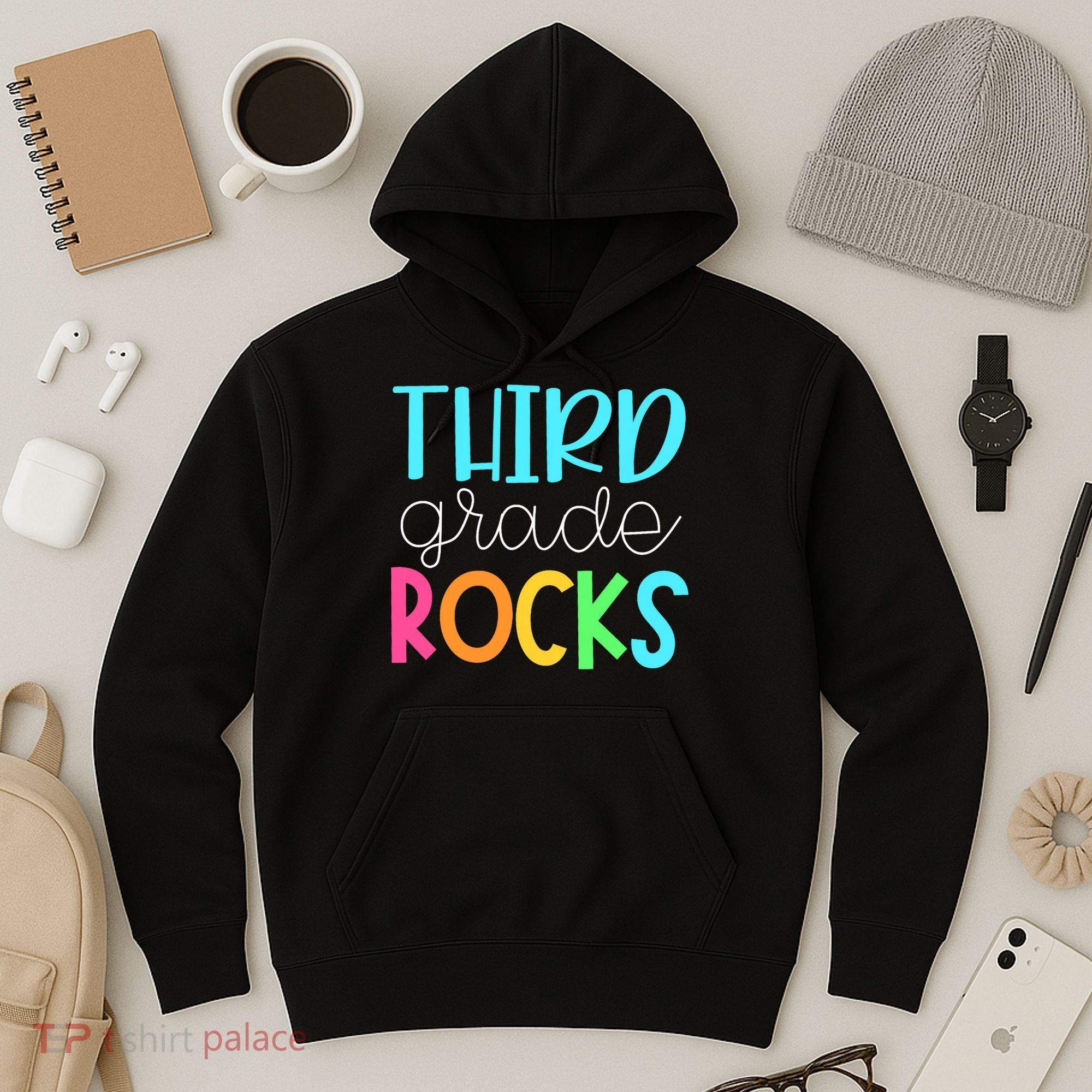 Third Grade Teacher Team - 3rd Grade Rocks Hoodie
