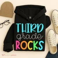 Third Grade Teacher Team - 3rd Grade Rocks Hoodie thumb 4