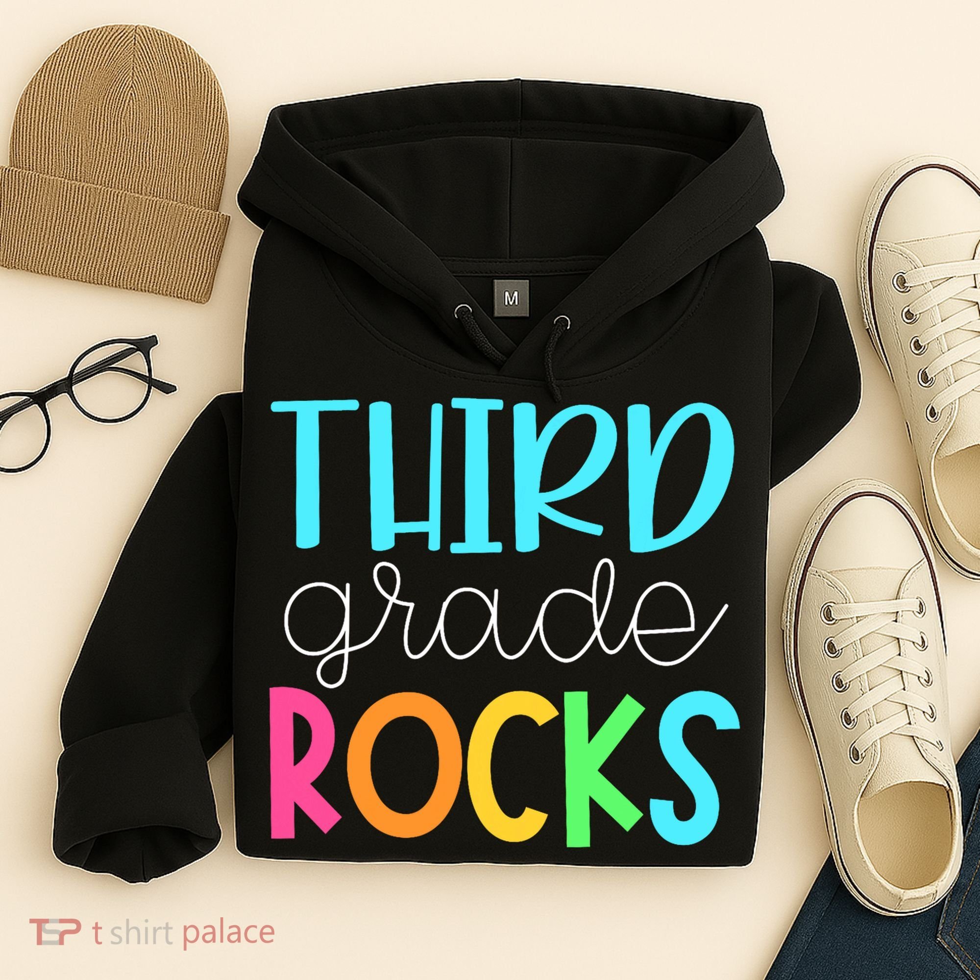 Third Grade Teacher Team - 3rd Grade Rocks Hoodie