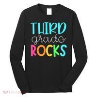 Third Grade Teacher Team - 3rd Grade Rocks Long Sleeve Shirt thumb 0