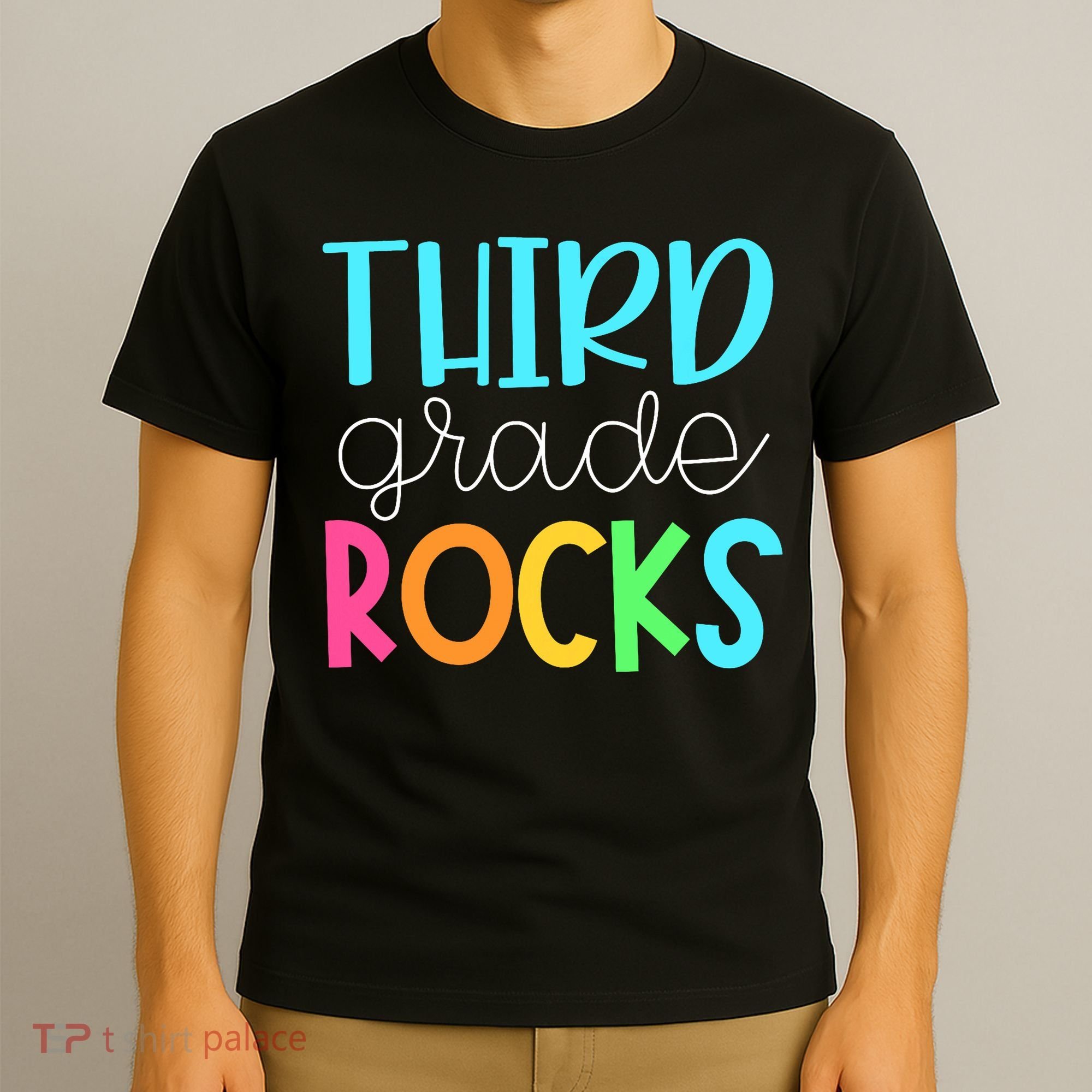 Third Grade Teacher Team - 3rd Grade Rocks T-Shirt