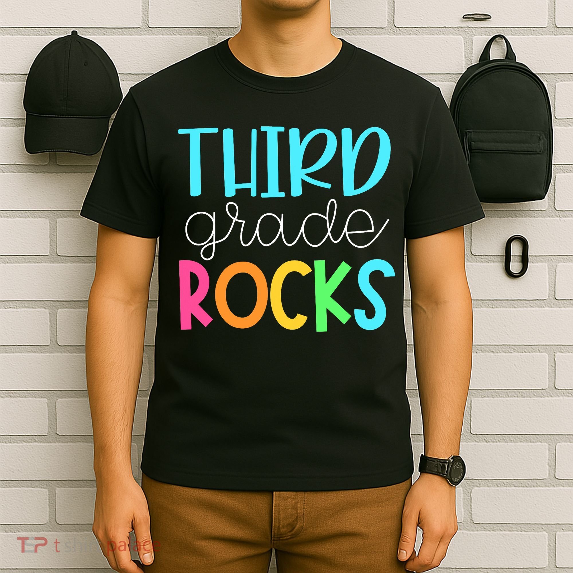 Third Grade Teacher Team - 3rd Grade Rocks T-Shirt