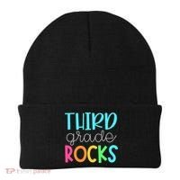 Third Grade Teacher Team - 3rd Grade Rocks Beanie thumb 0