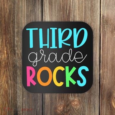 Third Grade Teacher Team - 3rd Grade Rocks Coaster