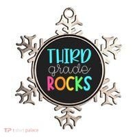 Third Grade Teacher Team - 3rd Grade Rocks Ornament thumb 0