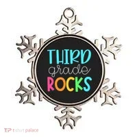 Third Grade Teacher Team - 3rd Grade Rocks Ornament thumb 0