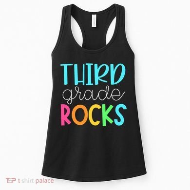 Third Grade Teacher Team - 3rd Grade Rocks Women's Tank Top