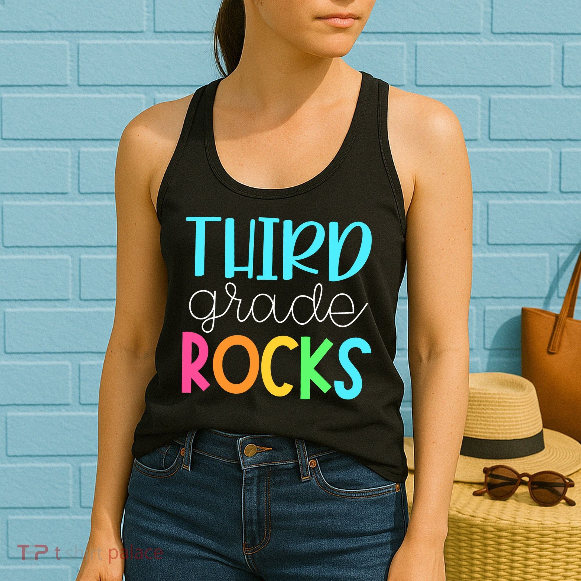 Third Grade Teacher Team - 3rd Grade Rocks Women's Tank Top