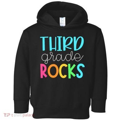 Third Grade Teacher Team - 3rd Grade Rocks Toddler Hoodie