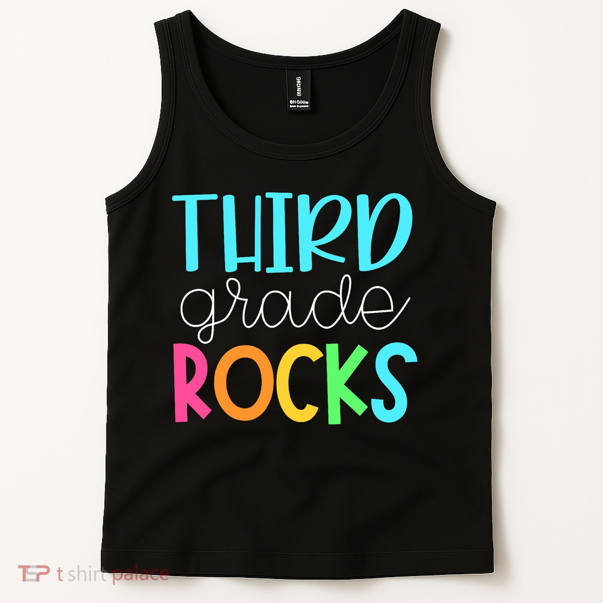 Third Grade Teacher Team - 3rd Grade Rocks Tank Top