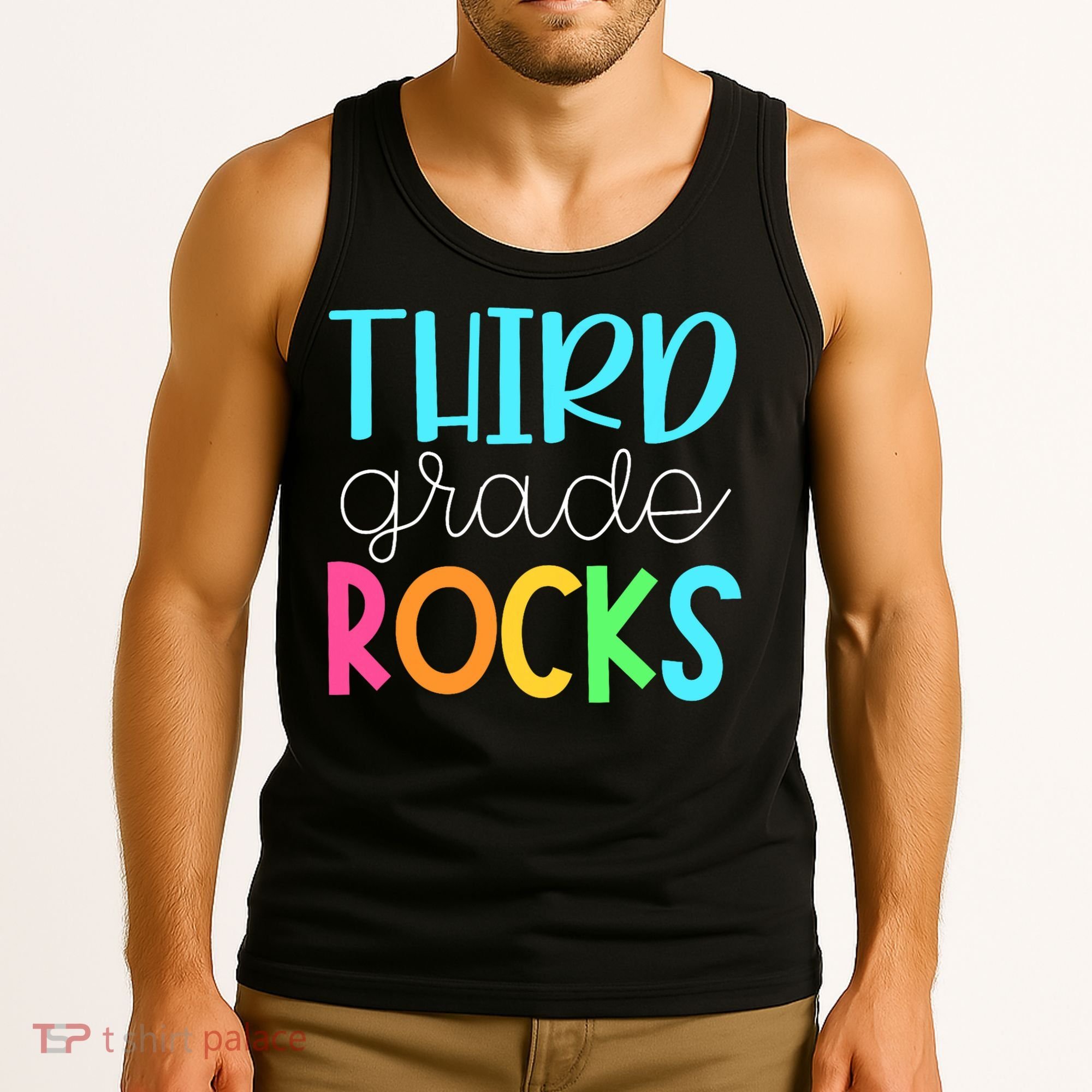 Third Grade Teacher Team - 3rd Grade Rocks Tank Top
