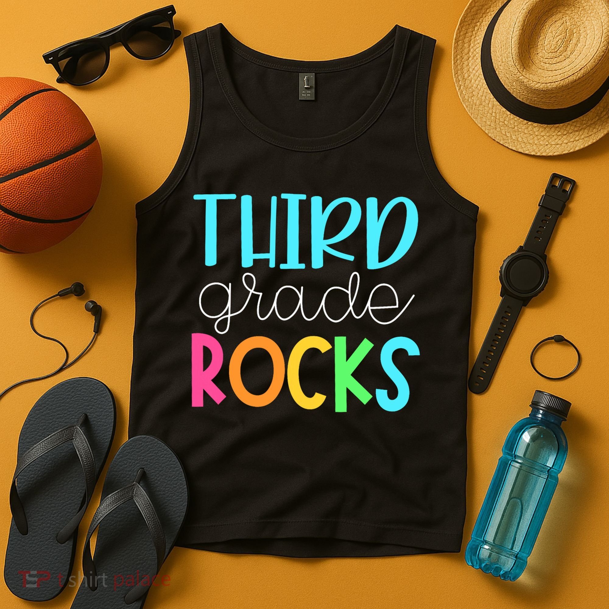 Third Grade Teacher Team - 3rd Grade Rocks Tank Top