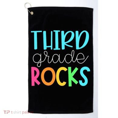 Third Grade Teacher Team - 3rd Grade Rocks Golf Towel