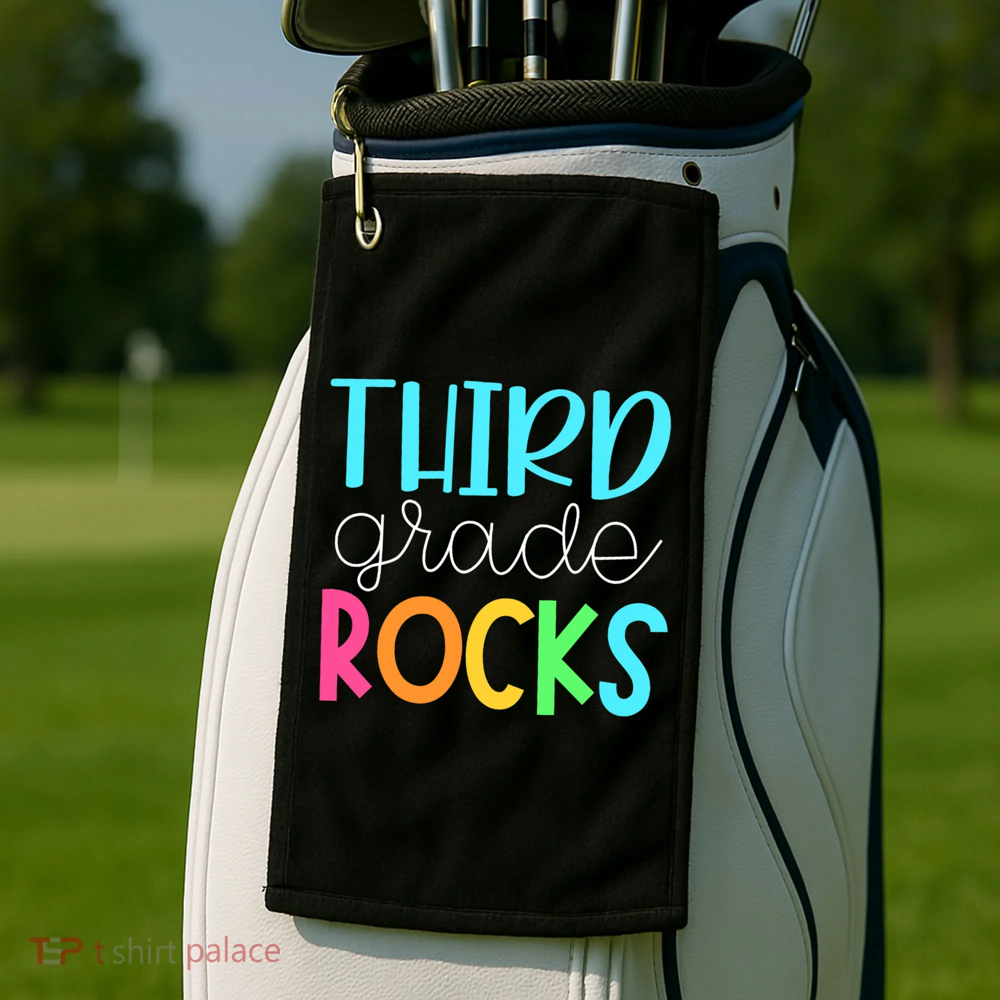 Third Grade Teacher Team - 3rd Grade Rocks Golf Towel
