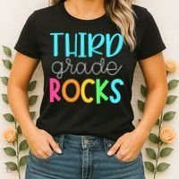 Third Grade Teacher Team - 3rd Grade Rocks Women's T-Shirt thumb 2