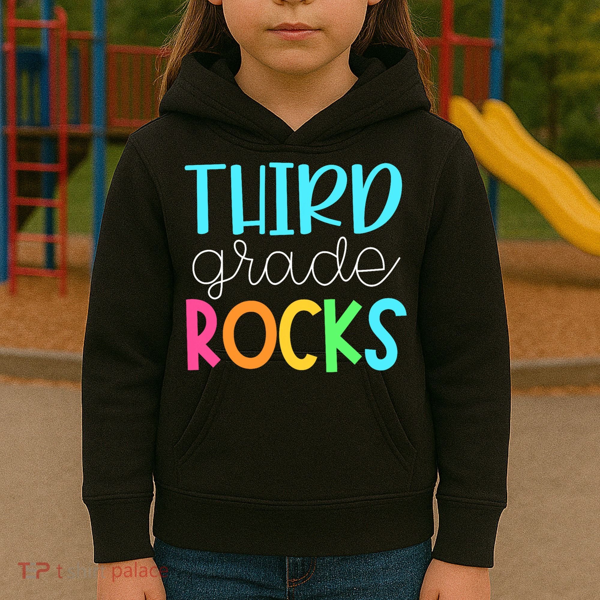 Third Grade Teacher Team - 3rd Grade Rocks Kids Hoodie