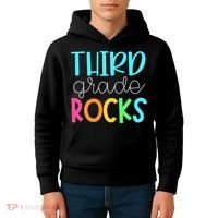 Third Grade Teacher Team - 3rd Grade Rocks Kids Hoodie thumb 4