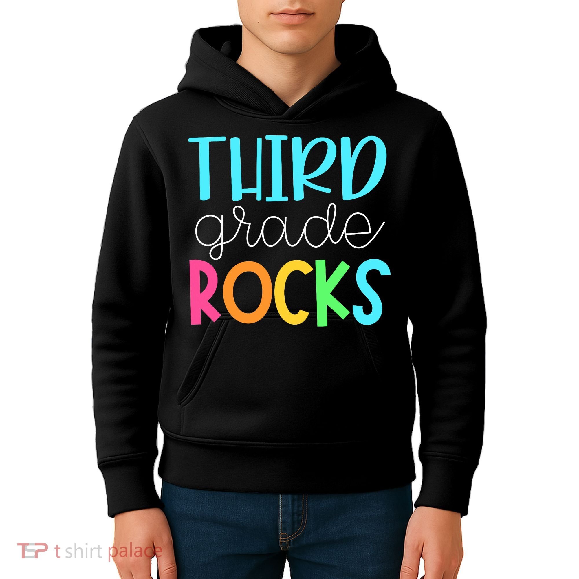 Third Grade Teacher Team - 3rd Grade Rocks Kids Hoodie